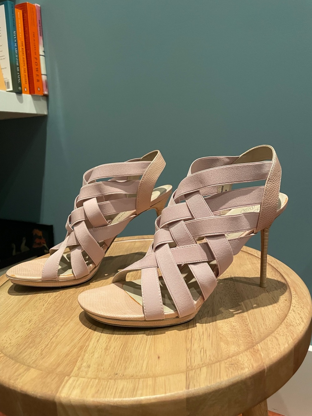 Donald J Pliner Blush Strappy High Heel Sandals